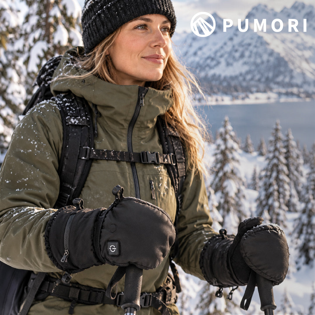 Pumori CoreHeat värmevantar, inkl batteri