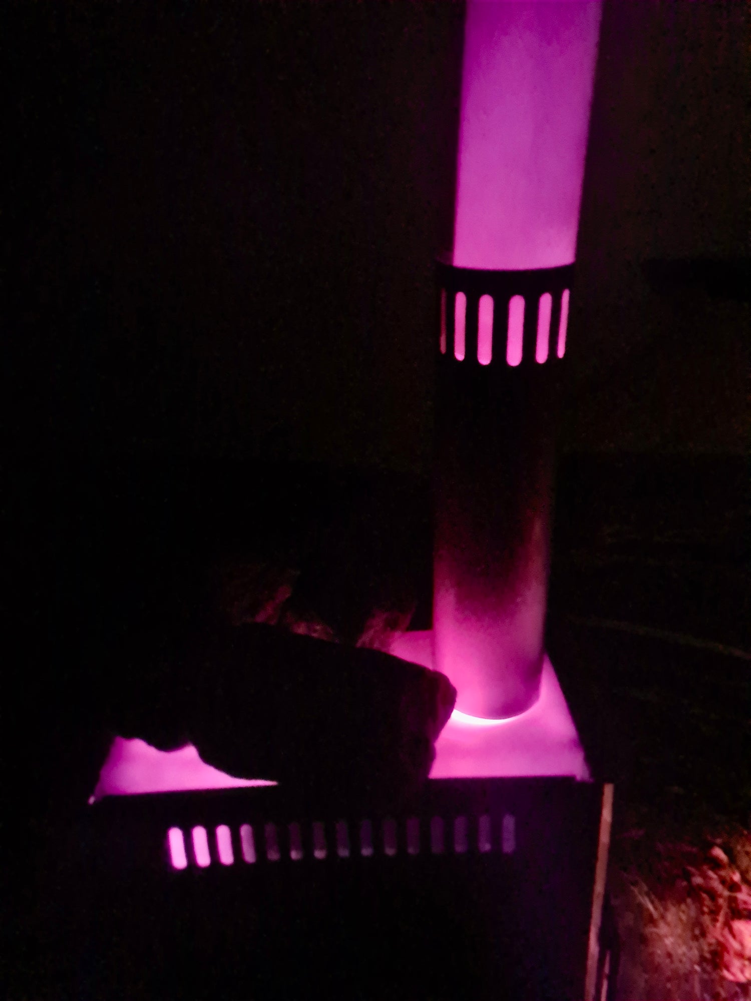 Kamin 2.0 med glaslucka för te.x Bastutält EN STL