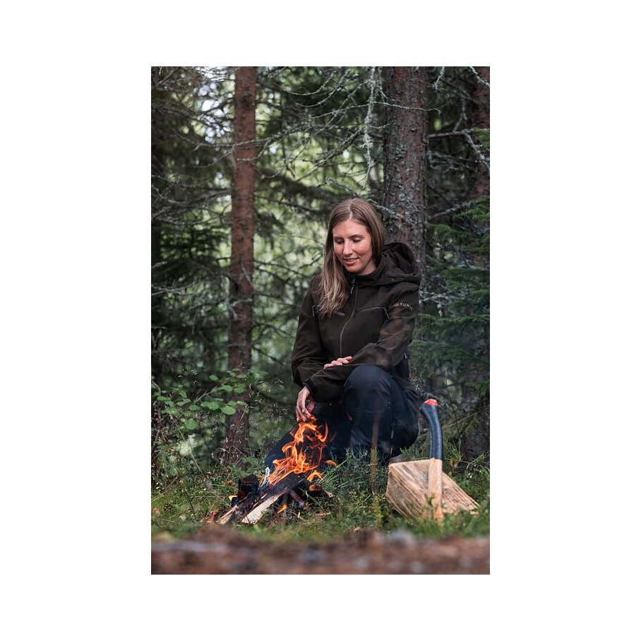 Trekkingbyxa Dam SVART / 34