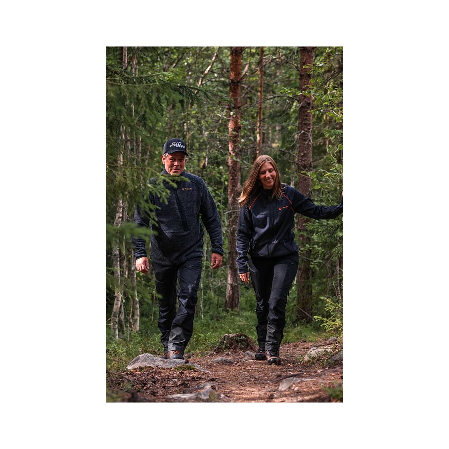 Trekkingbyxa Dam SVART / 34