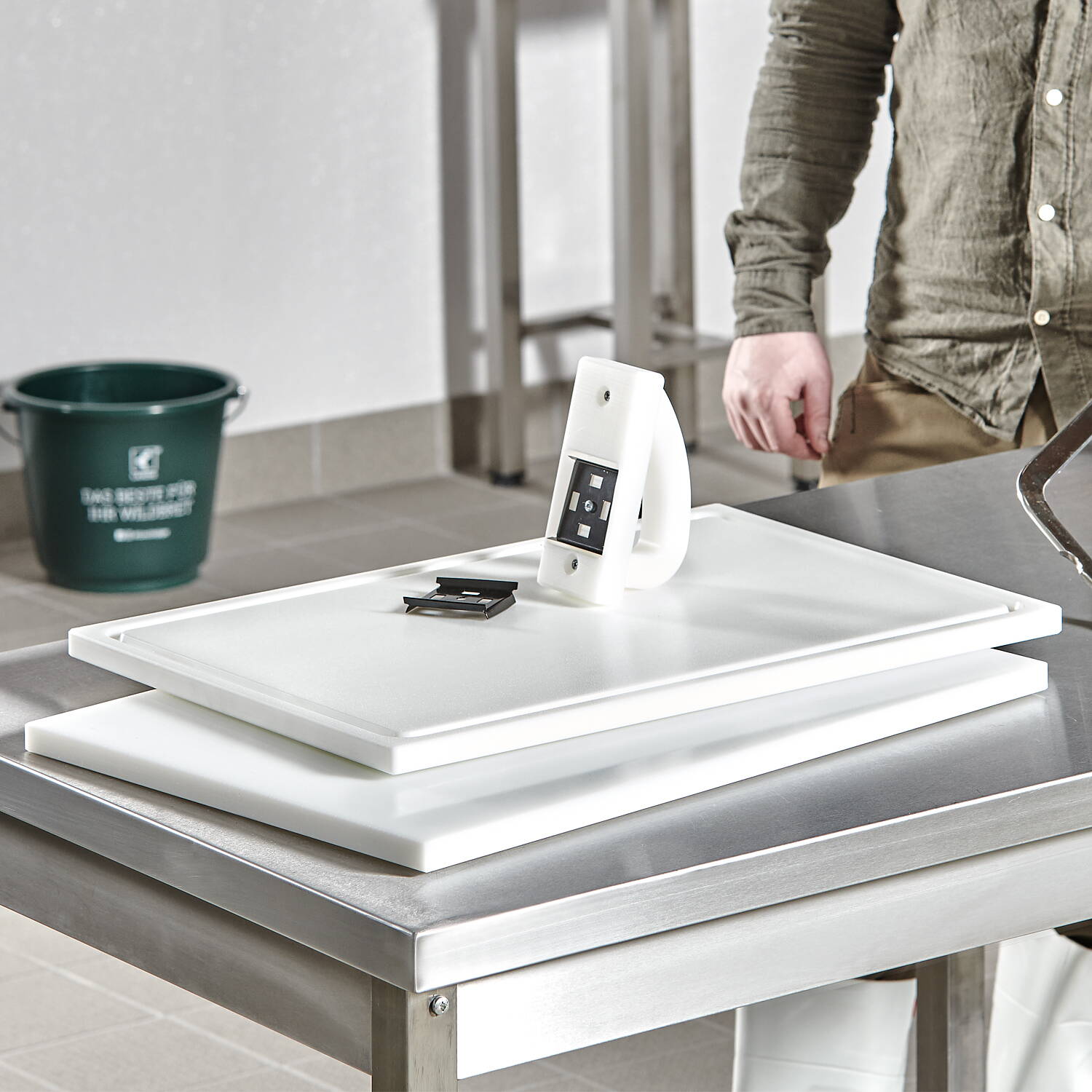 Professionell skärbräda MÅTT VIT / 40X25 CM