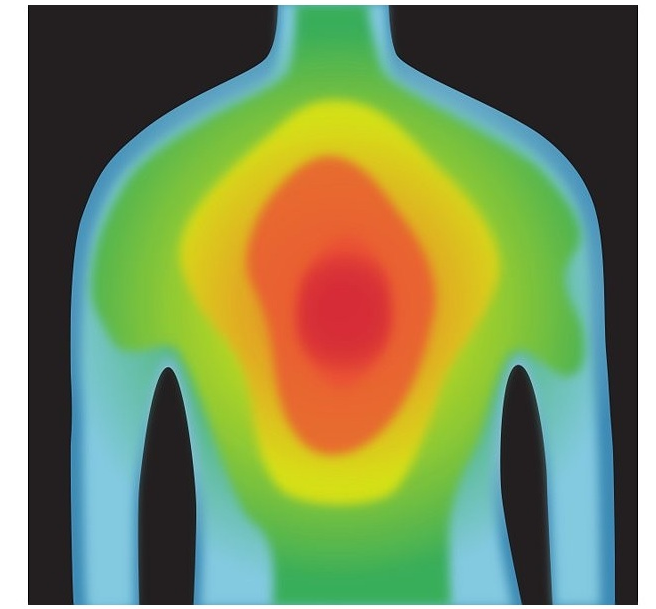 Värmeväst FIRE-FLEECE SVART / XS