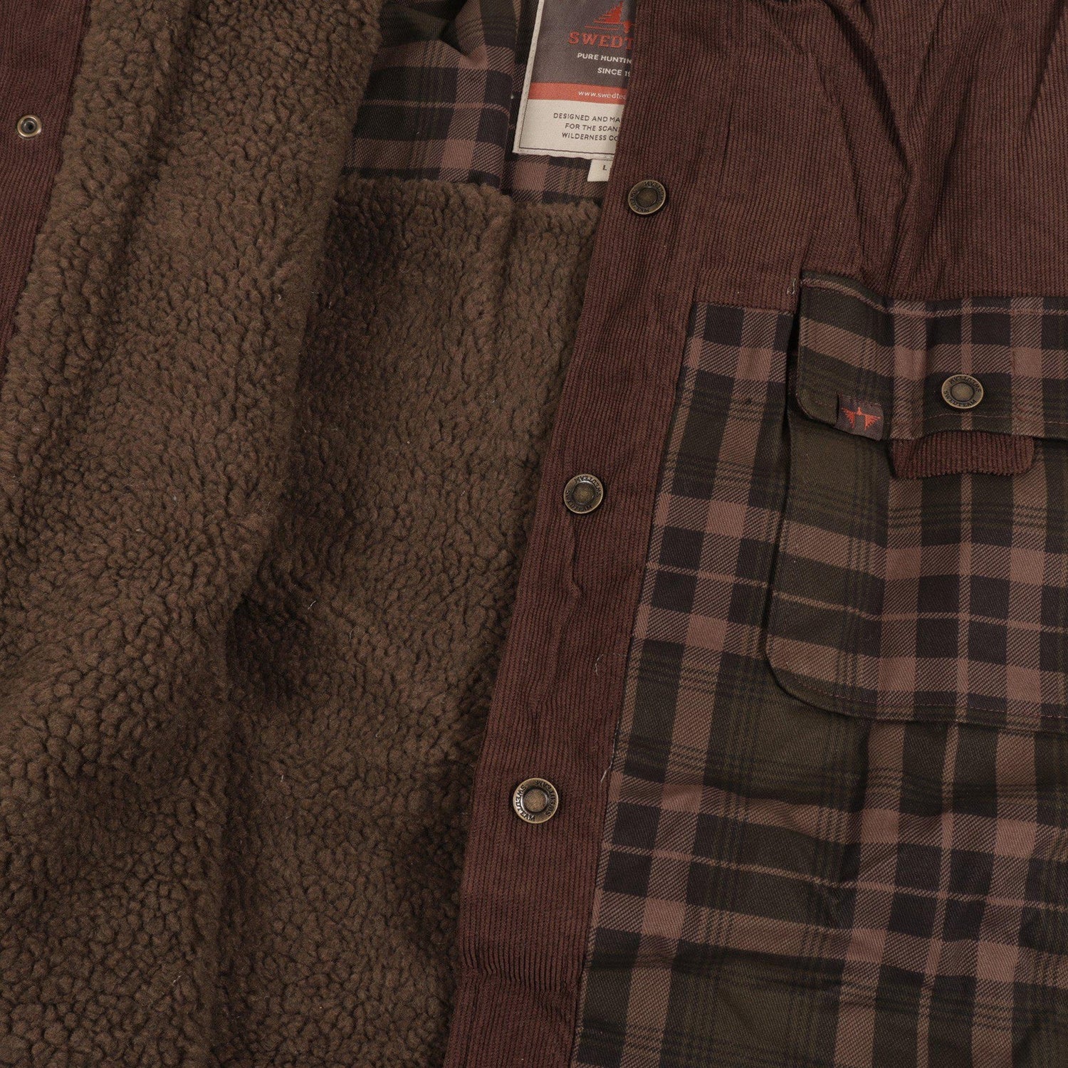 Crest M's Pile Shirt BROWN / S