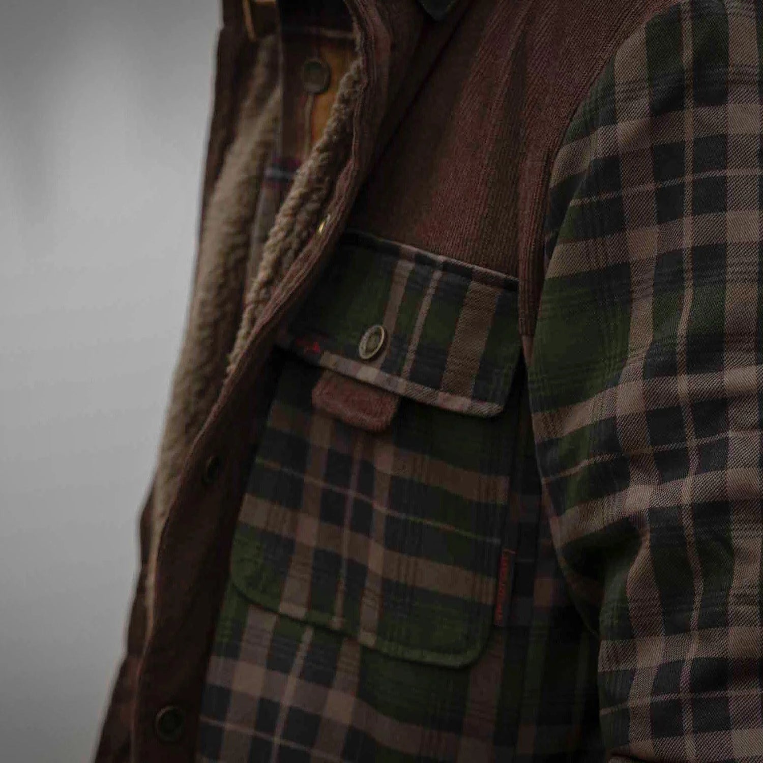 Crest M's Pile Shirt BROWN / S