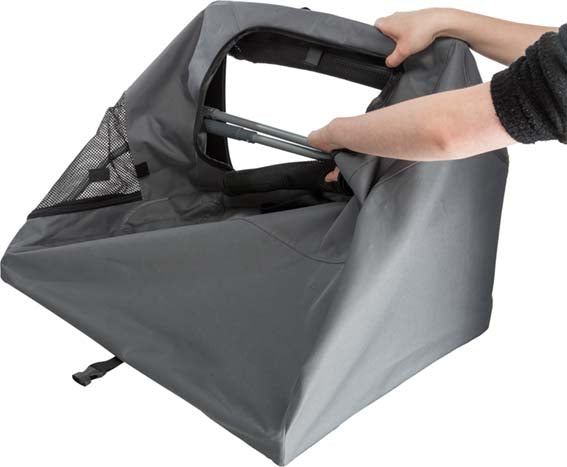 Nylonbur, Easy Soft, XS-S, 50 × h33 × 36 cm, grå GRÅ / ONE SIZE