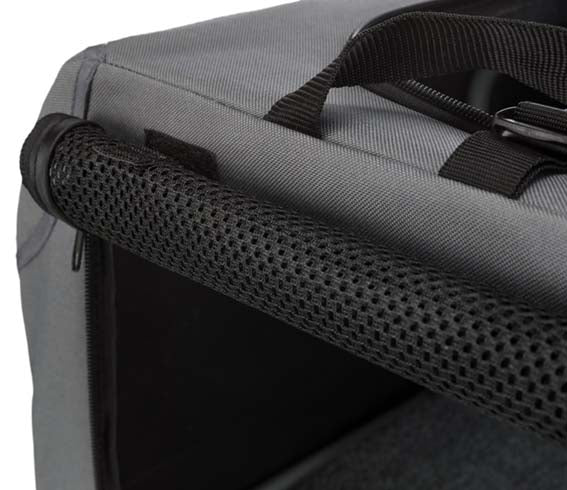 Nylonbur, Easy Soft, XS-S, 50 × h33 × 36 cm, grå GRÅ / ONE SIZE