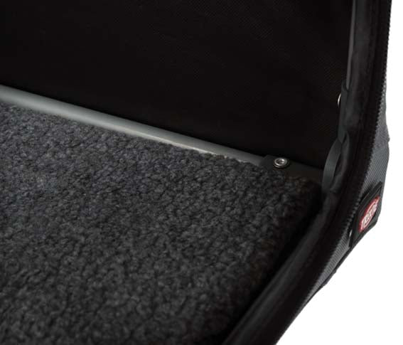 Nylonbur, Easy Soft, M-L: 95 × h63 × 69 cm, grå GRÅ / ONE SIZE