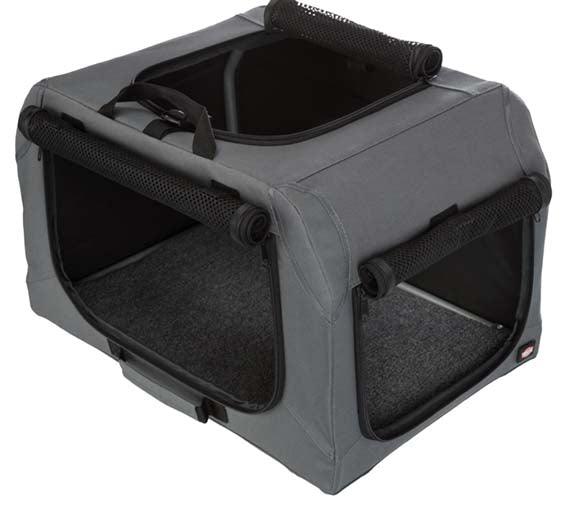 Nylonbur, Easy Soft, S-M: 71 × h49 × 51 cm, grå GRÅ / ONE SIZE