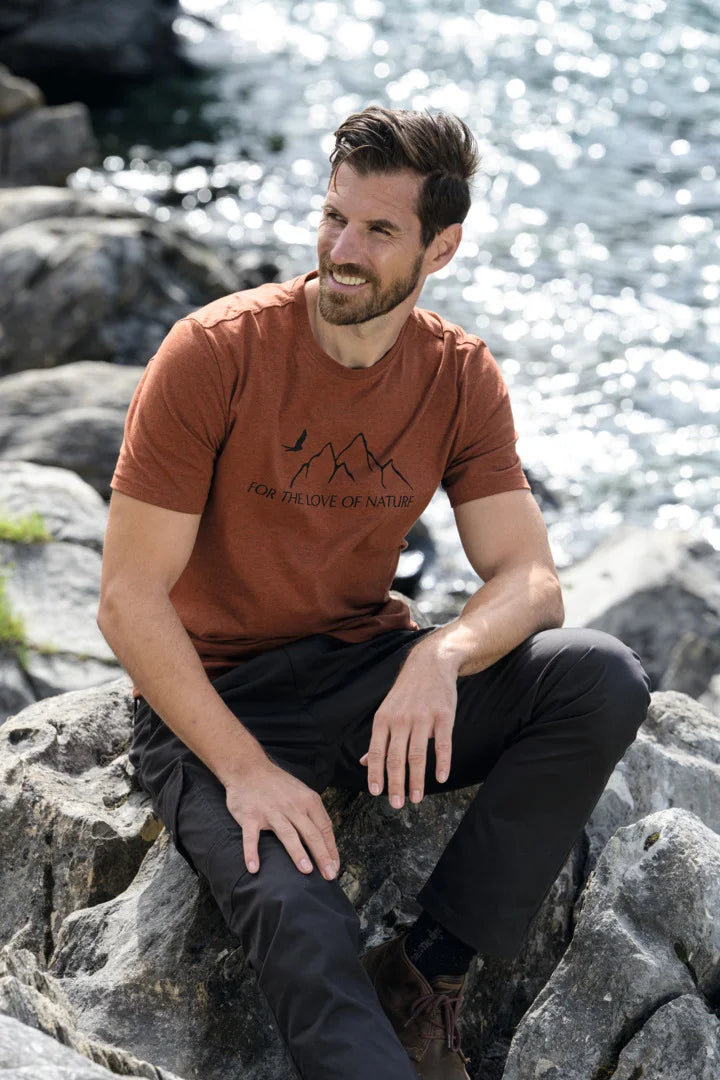 TSM T-shirt Mountain ORANGE / S