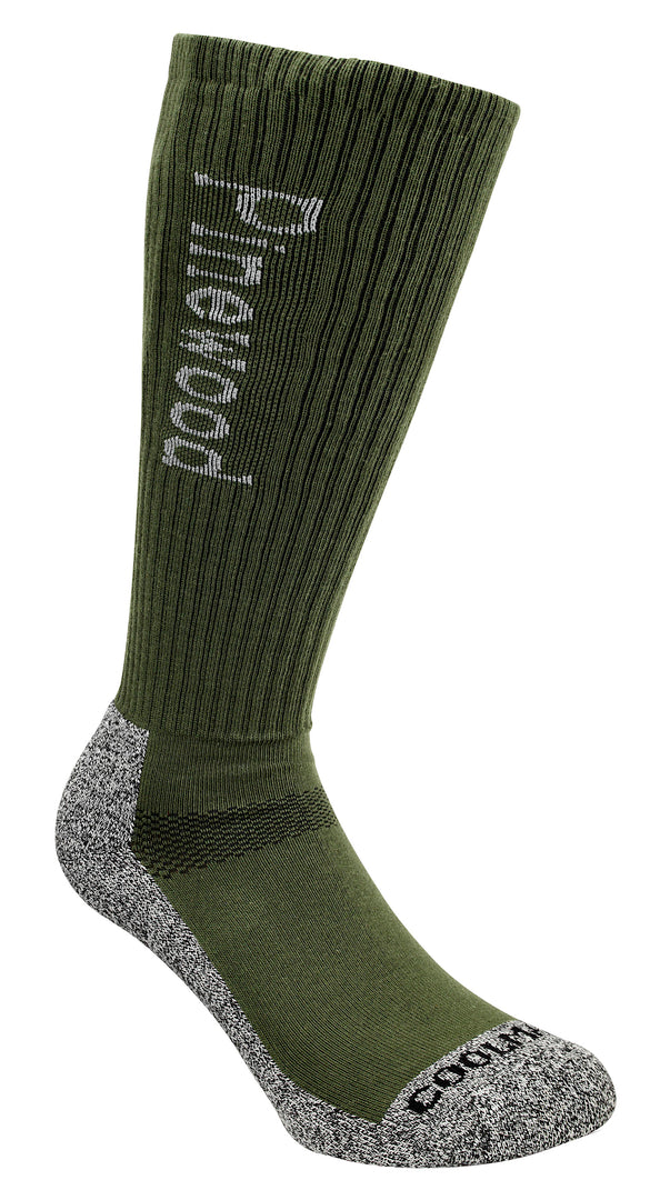 Coolmax Lång Strumpa GRÅ/GRÖN / 37-39