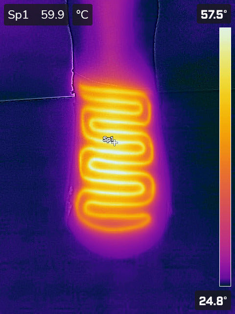 Värmestrumpa, Powerbank SVART / S/M (36-39)