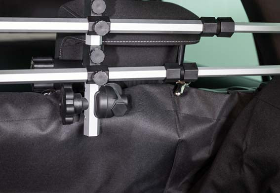 Bilskydd för bagageutrymme, 2,30 x 1,70 m SVART / ONE SIZE