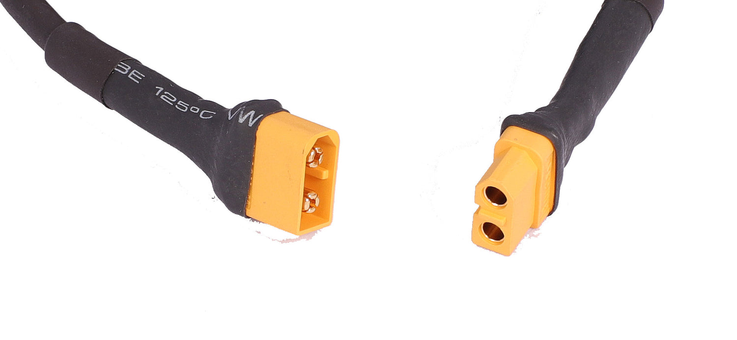 12V-kabel med vurpkontakt för en Superion SVART / ONE SIZE