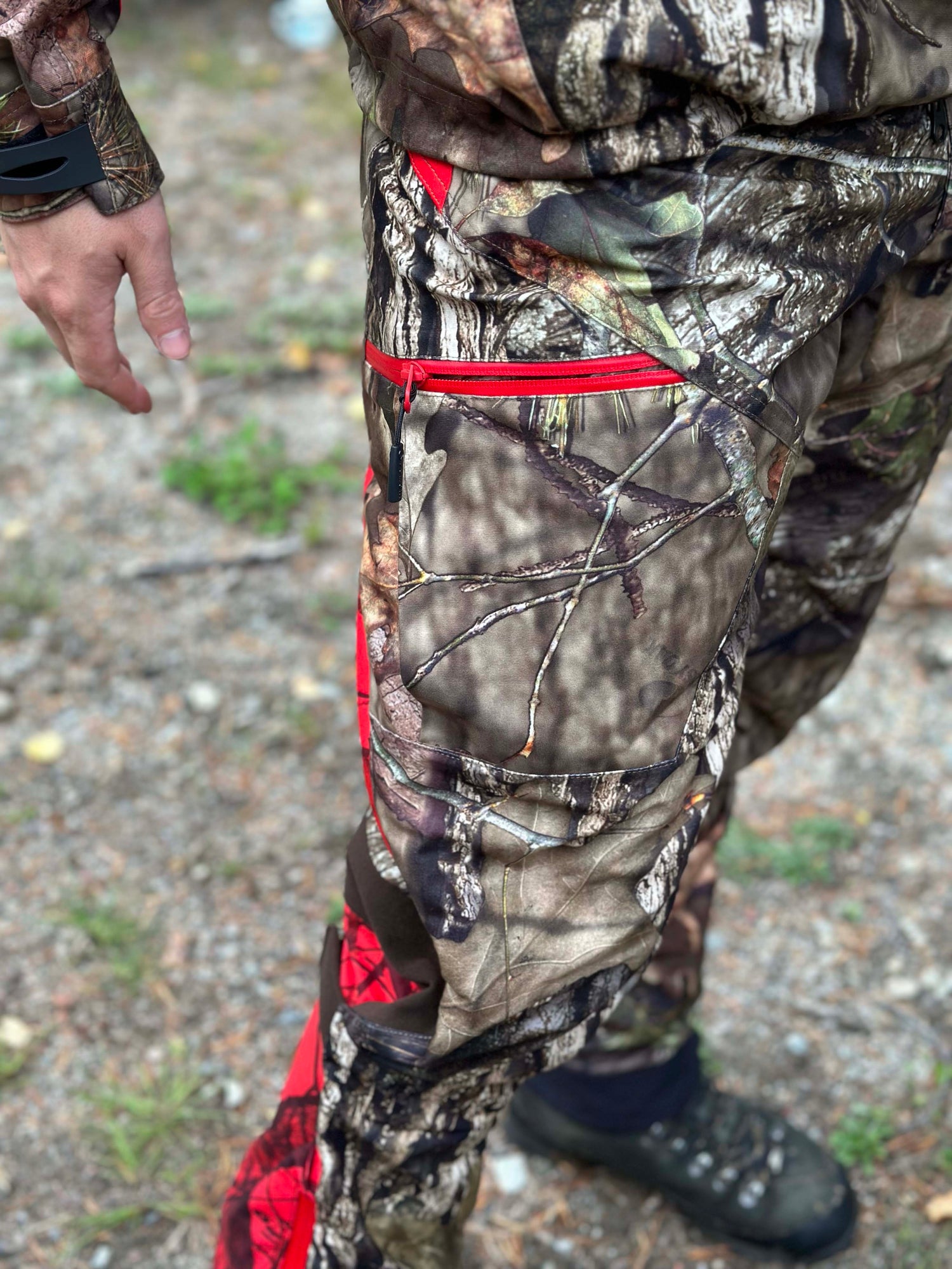 Sarek Byxa 2.0 CAMO/RED BLAZE / 46