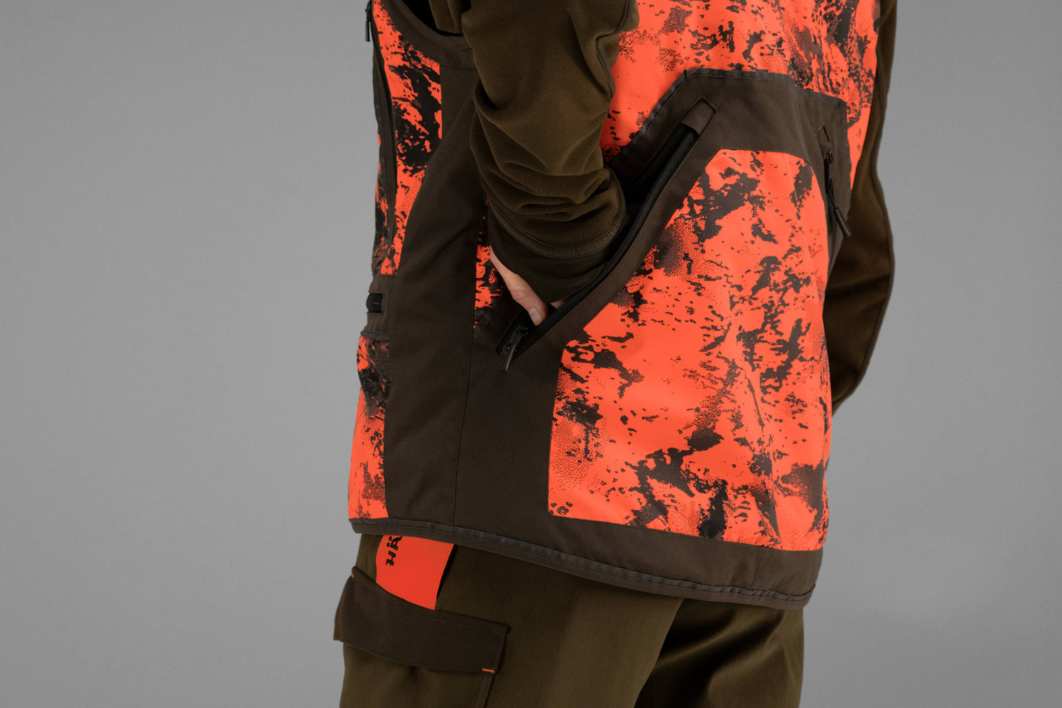 Wildboar Pro Hundförarväst AXIS MSP®ORANGE BLAZE/SHADOW BROWN / 4XL