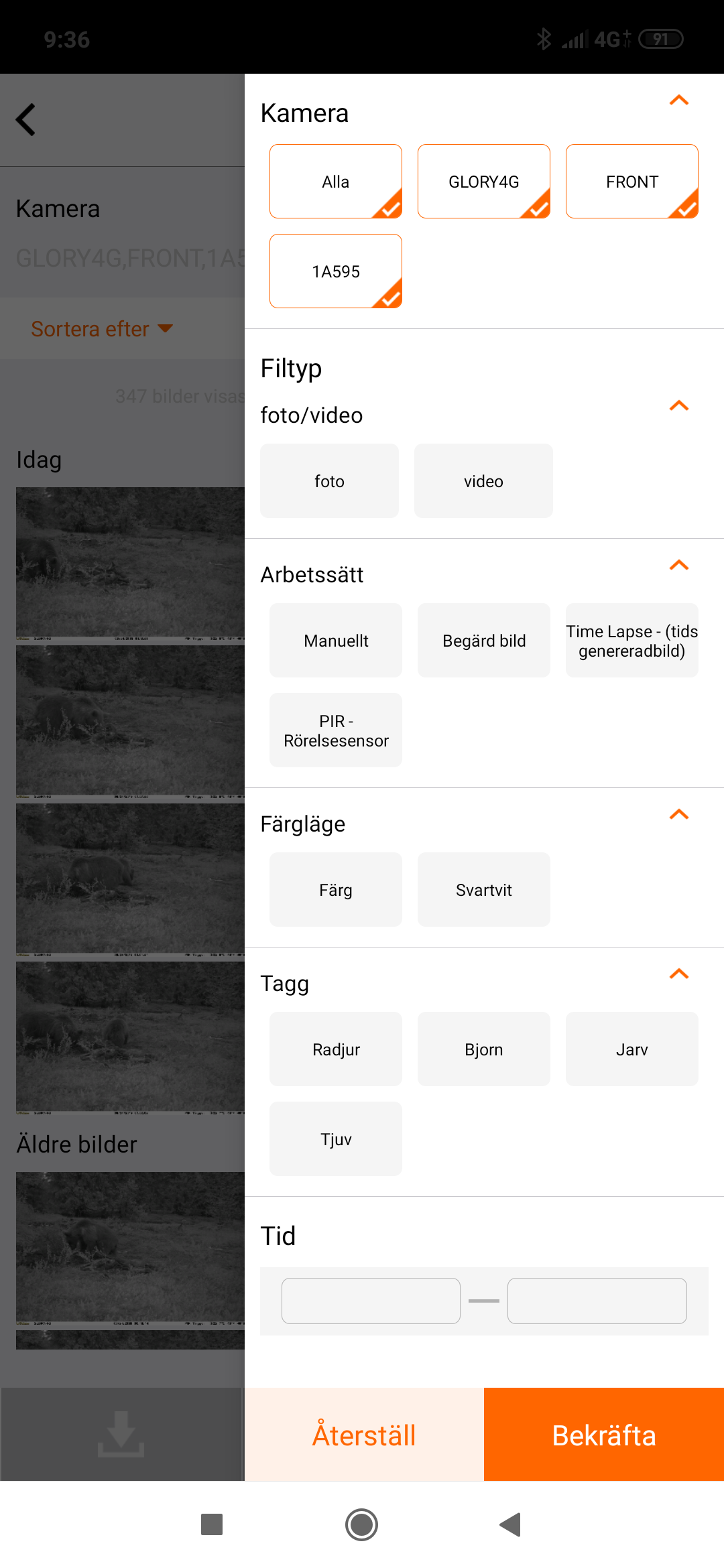 Åtelkamera Glory MK2 4G/LTE 20mp - Cloud-App ONE SIZE
