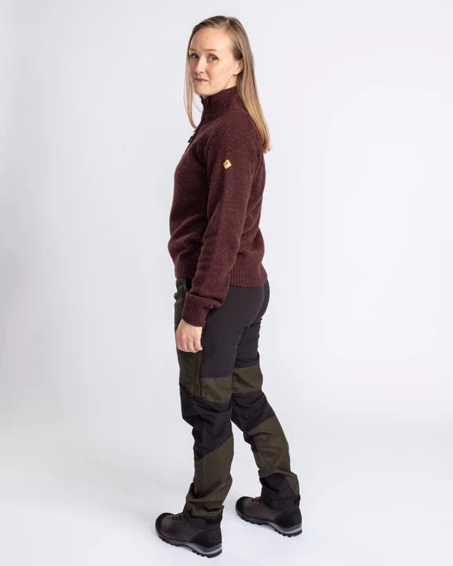 Byxa Caribou TC Dam MOSSGRÖN/SVART / 36