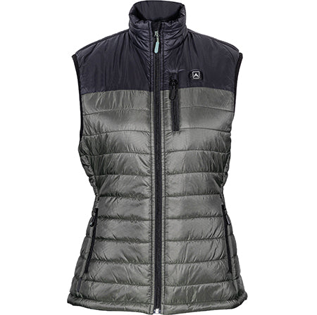 HEAT Puff Dunfri värmeväst Dam GRÅ/SVART / XS