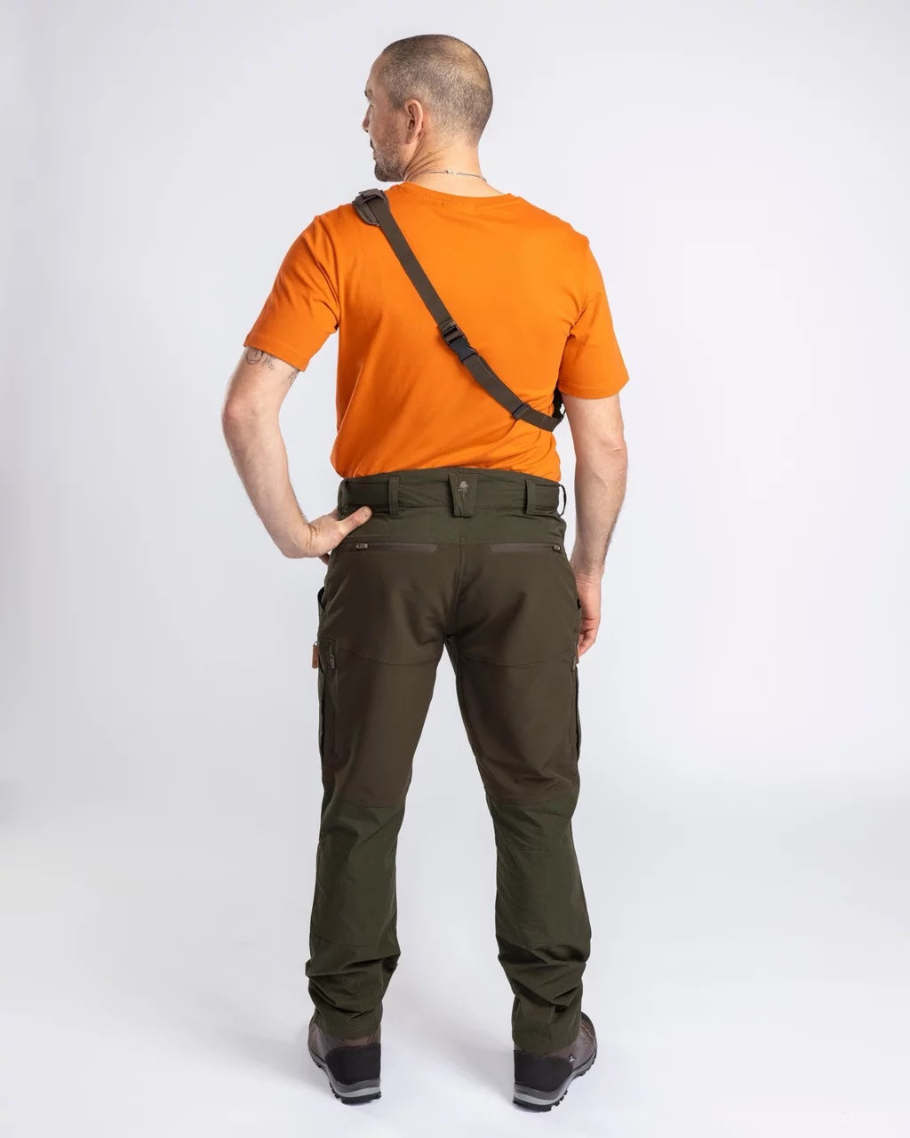 Outdoor Life T-shirt Men MÖRK GRÖN / S