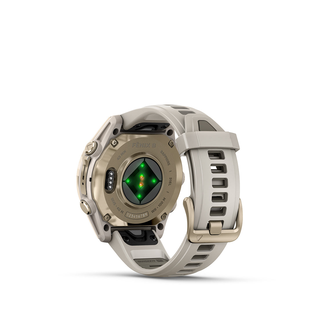 Fenix 8 AMOLED Sapphire 43 mm SOFT GOLD/FOG GRAY / ONE SIZE
