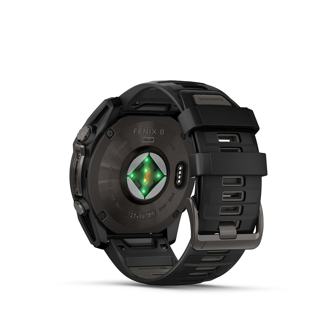 Fenix 8 Solar Sapphire 51 mm TITANIUM/BLACK / ONE SIZE