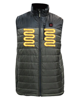 HEAT Puff Dunfri Värmeväst GRÅ/SVART / XS