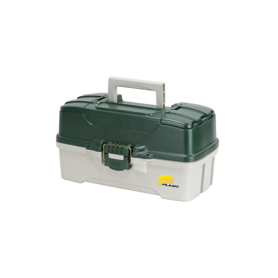 Three-Tray Tackle Box Green Metallic - Redskapslåda EN STL
