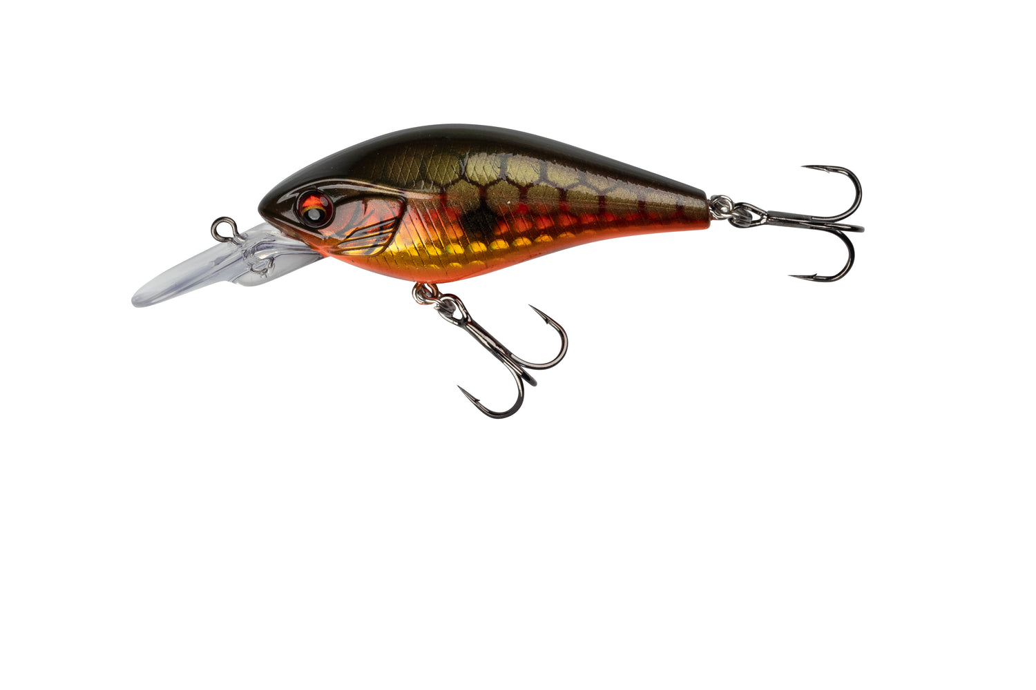 Toddler Crank 60 mm Wobbler, bete FLASH PARROT / 6 CM