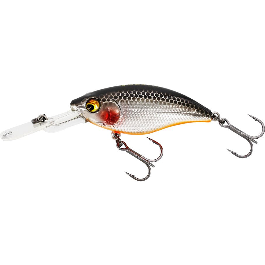 Buzzbite Crankbait 4 cm 4 g Low Floating Wobbler STEEL SARDINE / EN STL