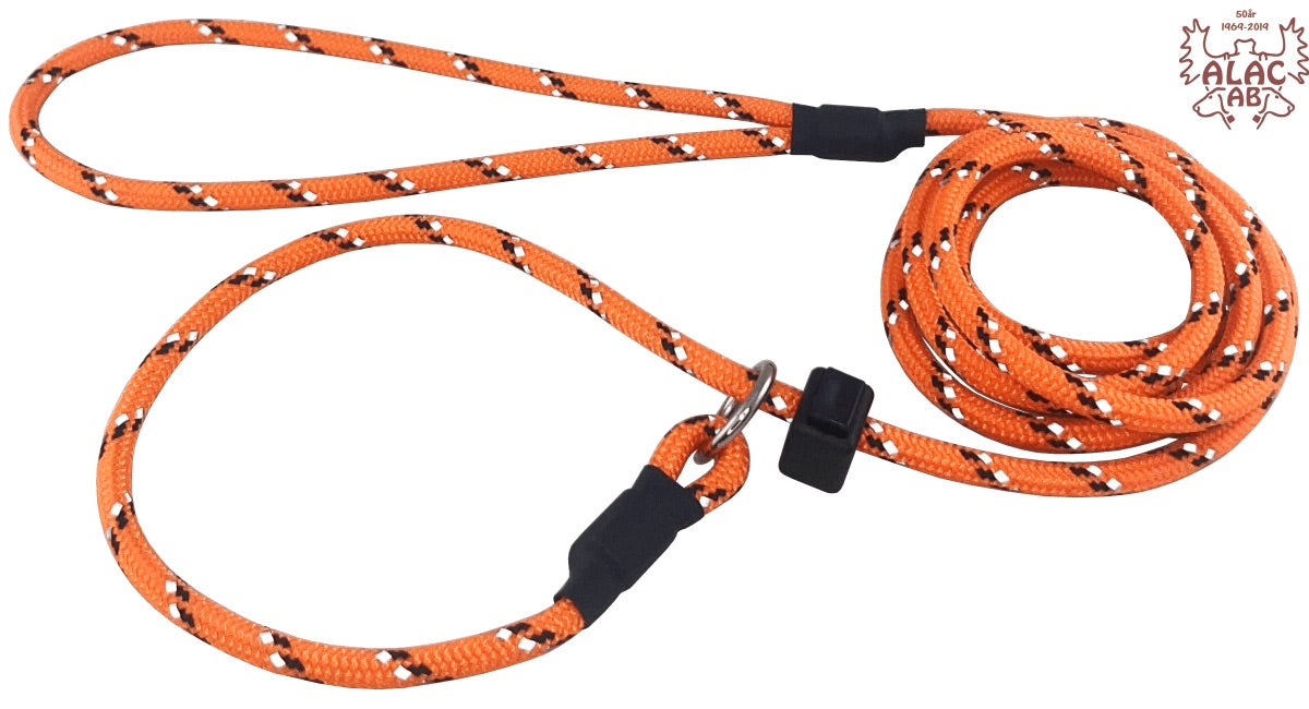 Retriverkoppel med invävd reflex 190 cm i flera färger ORANGE / EN STL