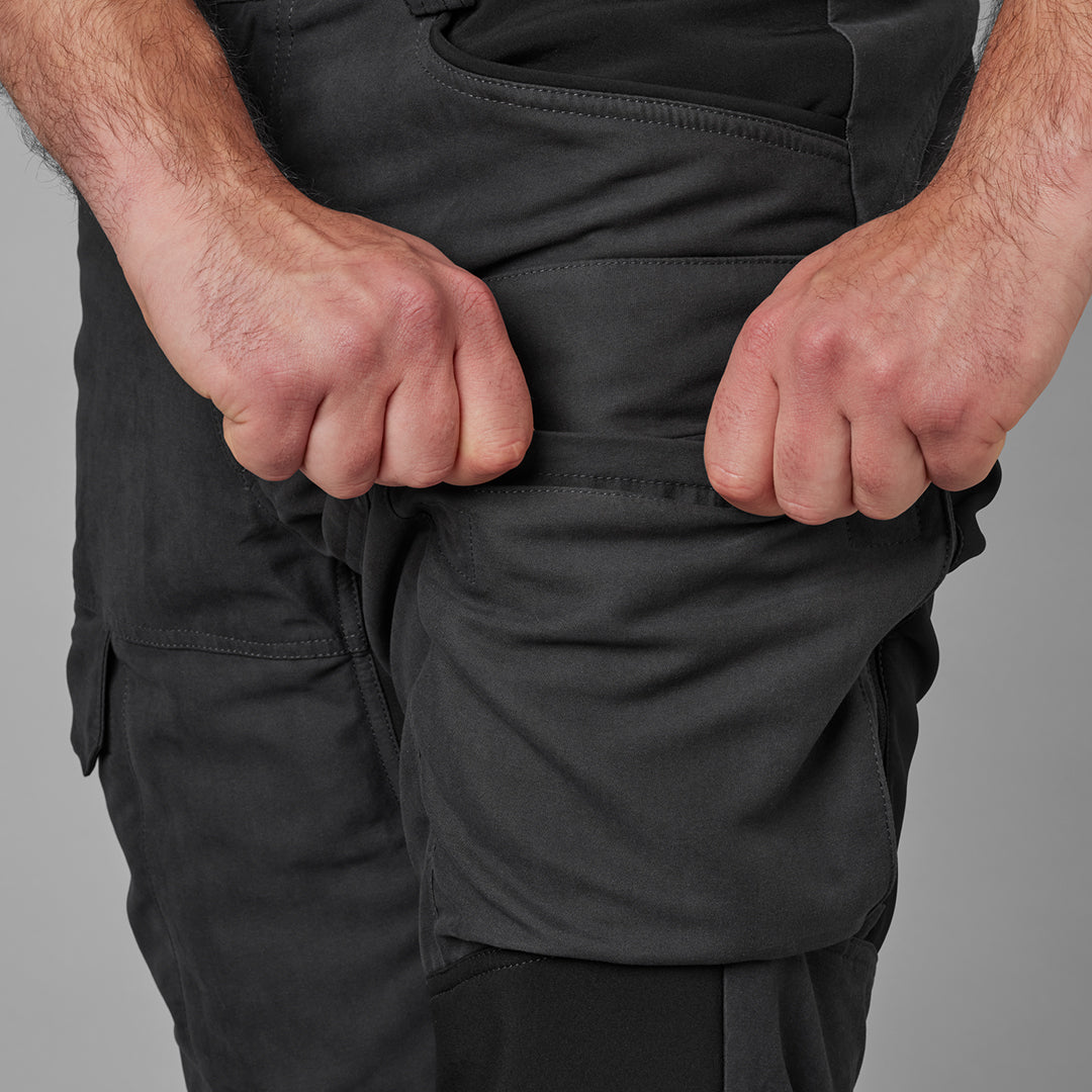 Scandinavian byxor PHANTOM GREY/BLACK / 48