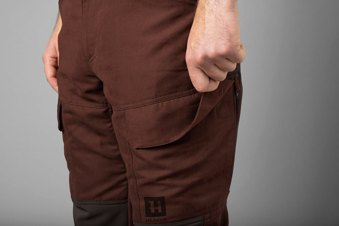 Scandinavian byxor BLODSTONE RED/SHADOW BROWN / 58/31