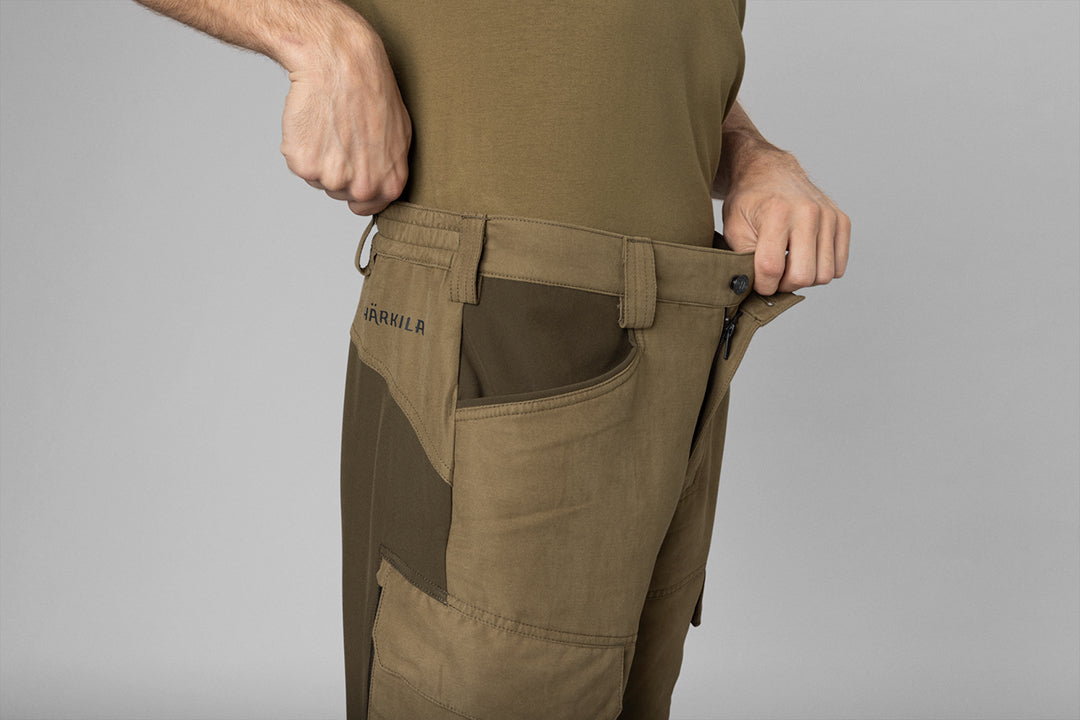 Scandinavian byxor DARK ANTIQUE BRONZE/WILLOW GREEN / 56/32