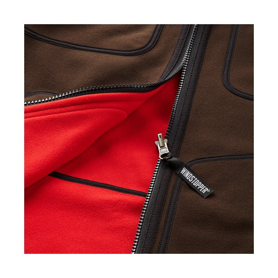 Kamko Fleece, Vändbar BRUN/RÖD / 5XL