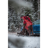 Jämtland Pixel Jacka RÖD/SVART / M