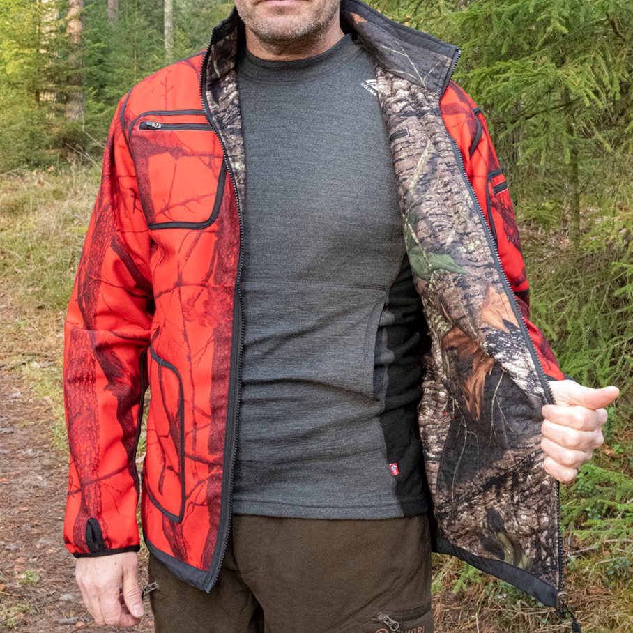 Jämtland X Jacka RÖD/GRÖN / XL