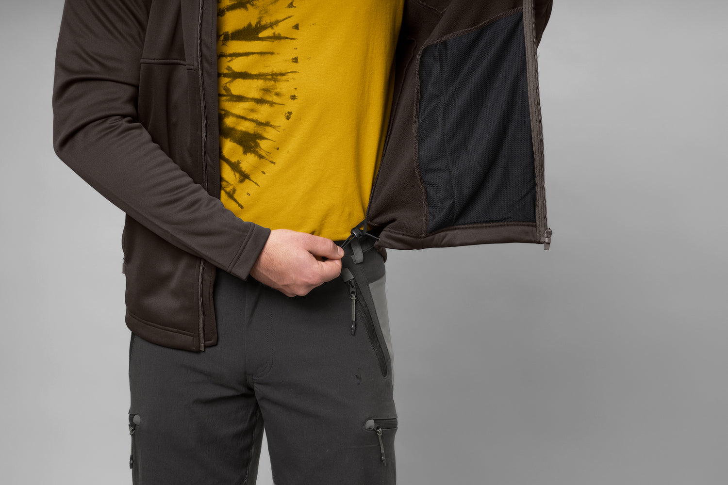 Elliot Fleece DARK BROWN / 3XL