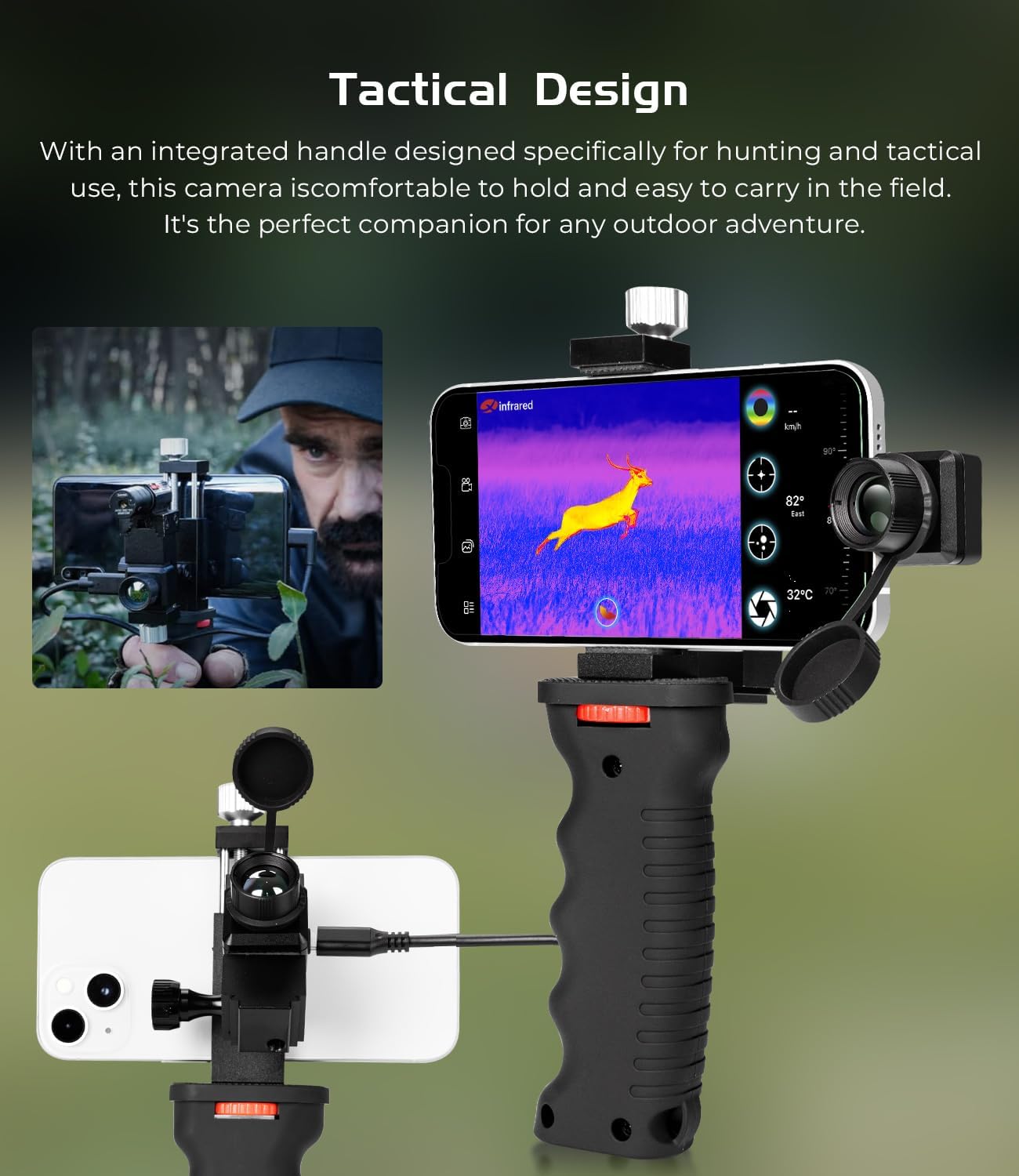T2 PRO 256 x 192 Värmekamera För IOS Mobiltelefoner Eller Plattor EN STL