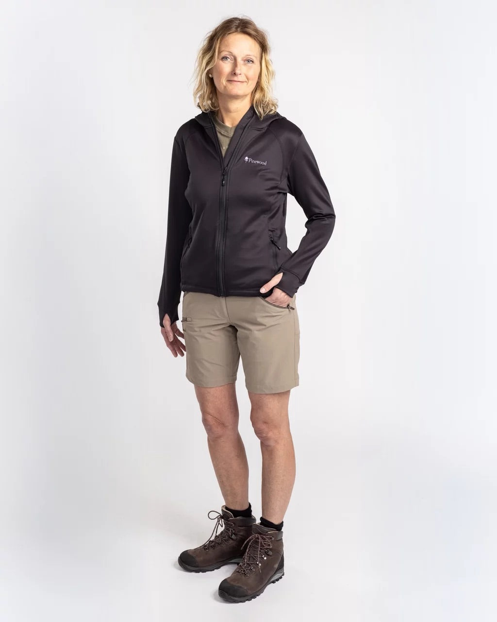 Hoodie Finnveden Dam BLACK / M