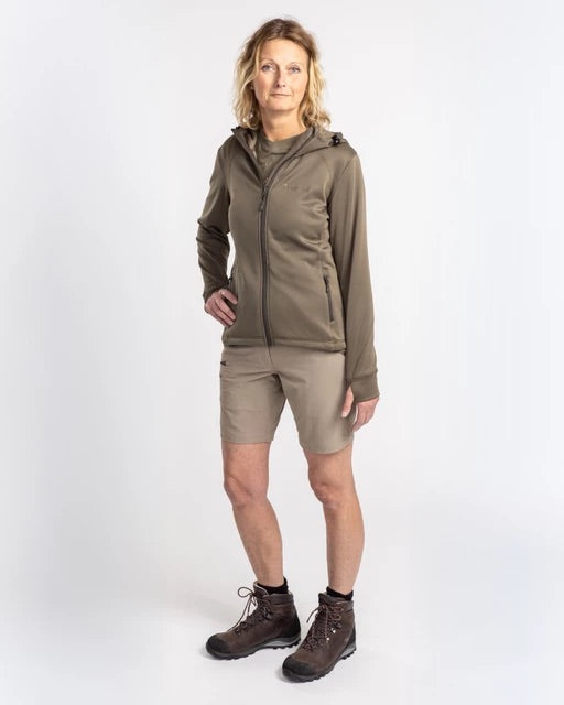 Hoodie Finnveden Dam OLIVE / XS
