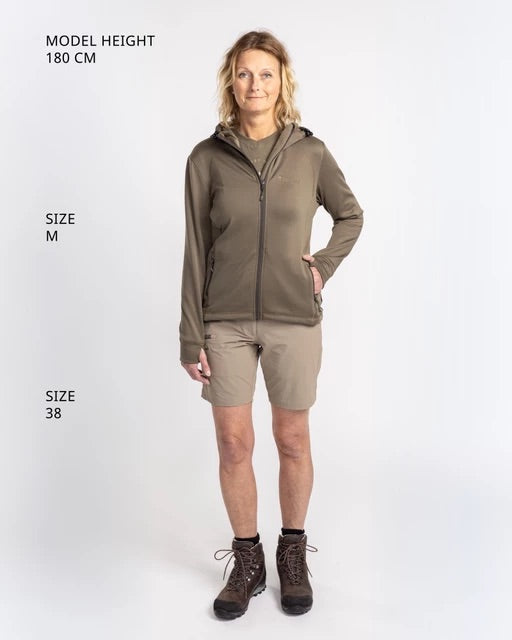 Hoodie Finnveden Dam OLIVE / S