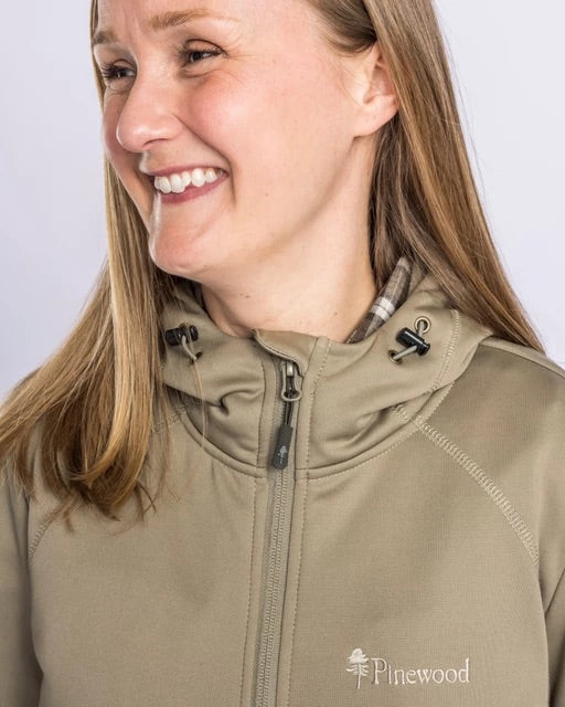 Hoodie Finnveden Dam OLIVE / L