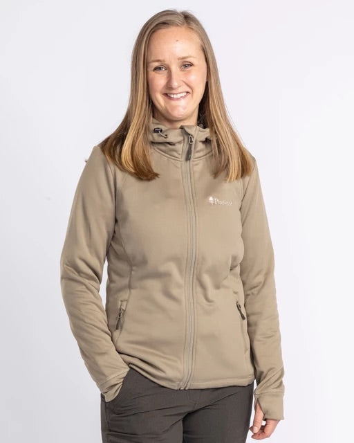 Hoodie Finnveden Dam MID KHAKI / S