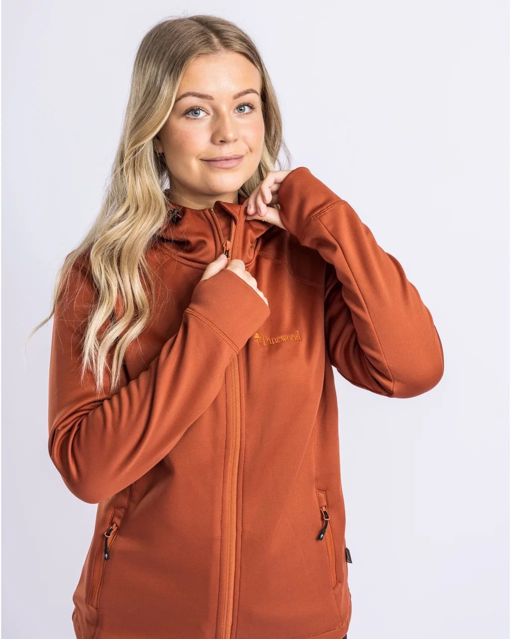 Hoodie Finnveden Dam TERRACOTTA / S