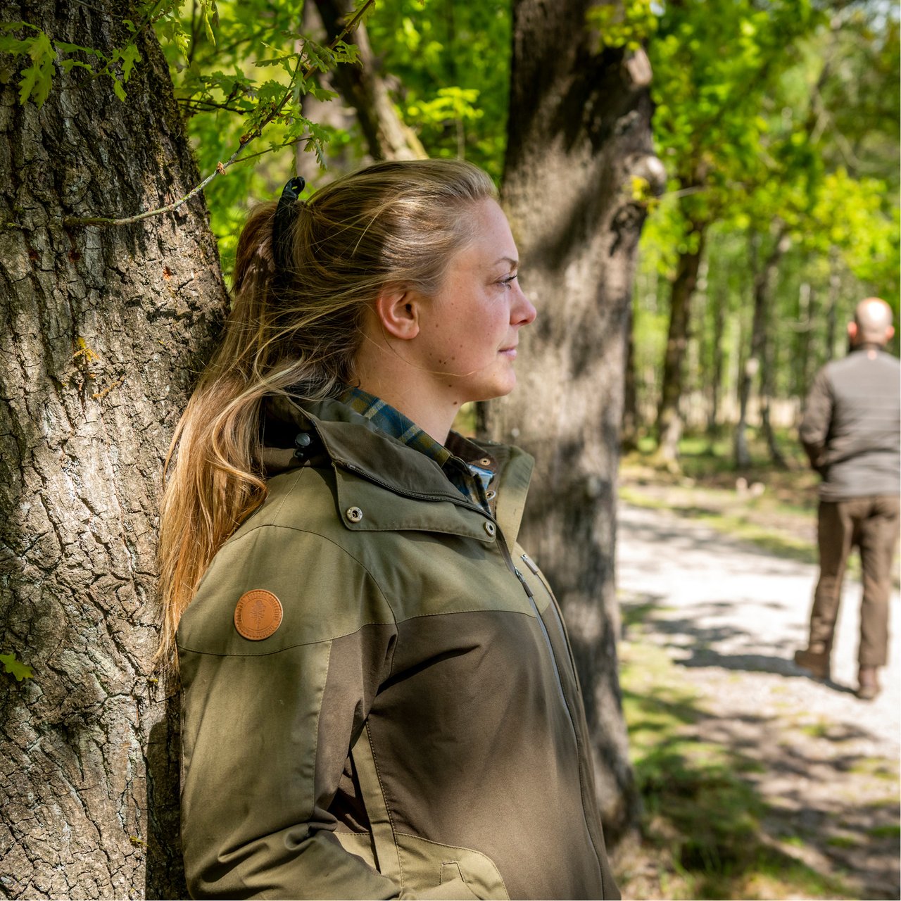 Jacka Finnveden Hybrid Extreme Dam OLIVE / XL