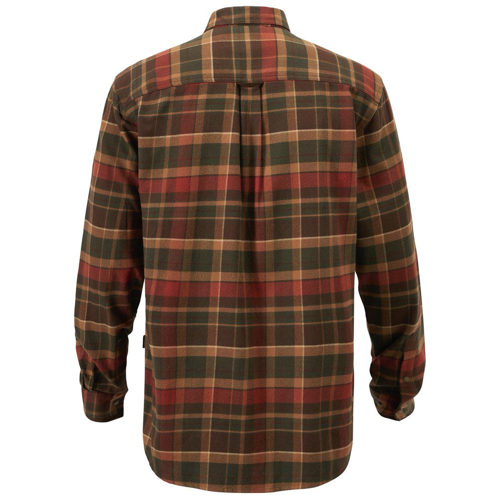 Skjorta Prestwick Exclusive D.GREEN/TERRACOTTA / L