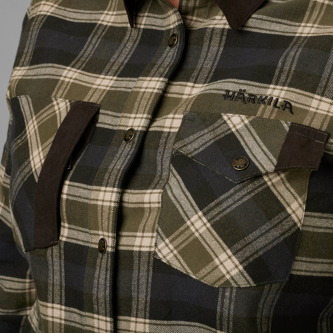 Aivak L/S Skjorta - Dam OLIVE / S