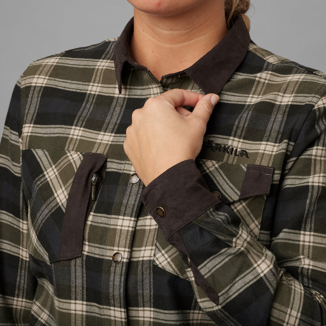 Aivak L/S Skjorta - Dam OLIVE / L