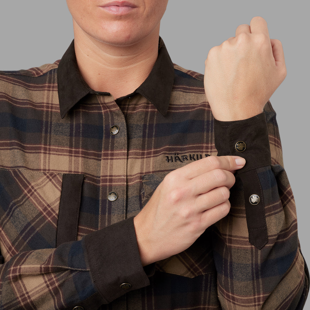 Aivak L/S Skjorta - Dam BURGUNDY / XL