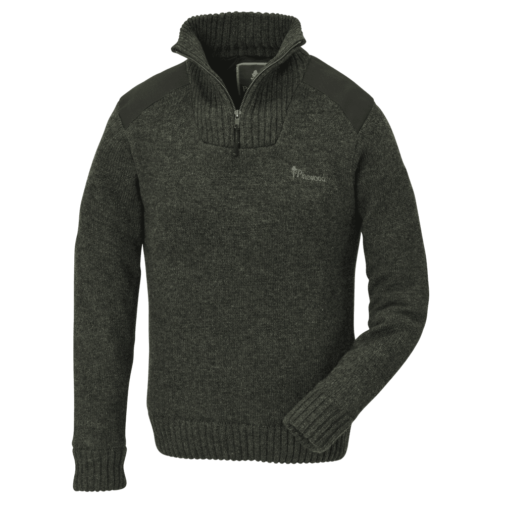 Tröja Hurricane Dam MÖRKGRÖNMELERAD / L